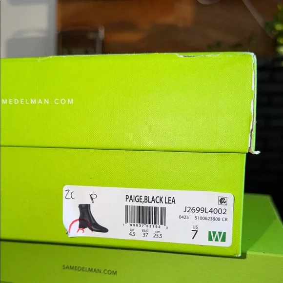 Sam Edelman Paige Ankle Boot 7W - Picture 7 of 12